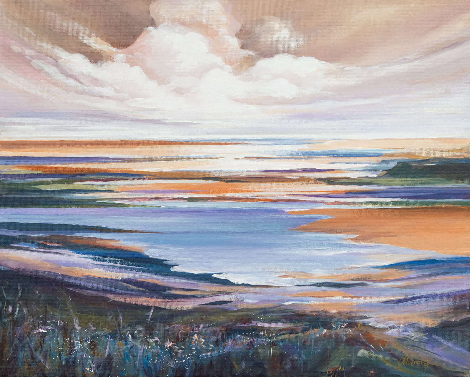 "Tide out" Vitaly Moiseev Original painting for sale