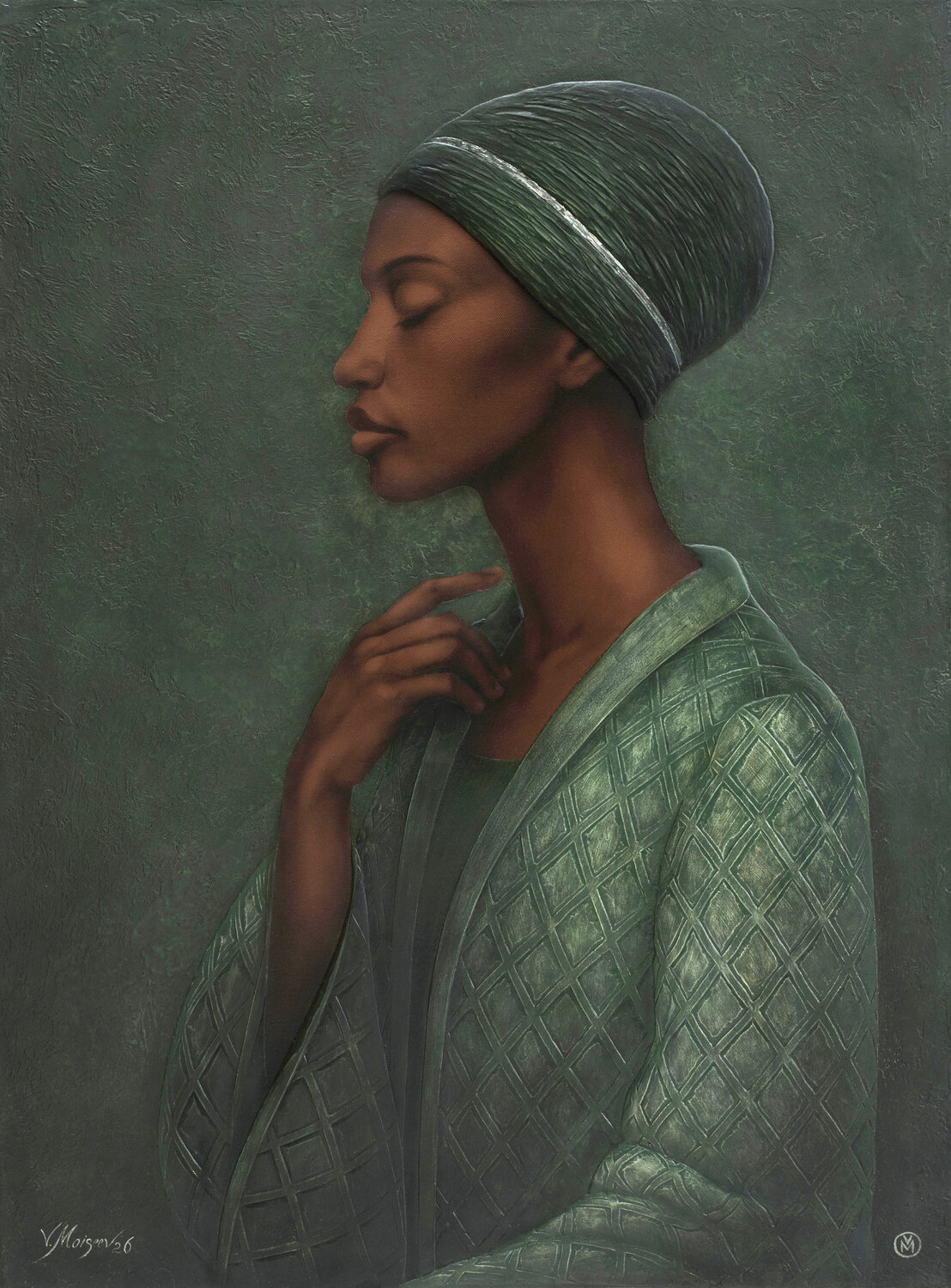 Echoes of Silence – "Silent Instant" Vitaly Moiseev Original painting for sale