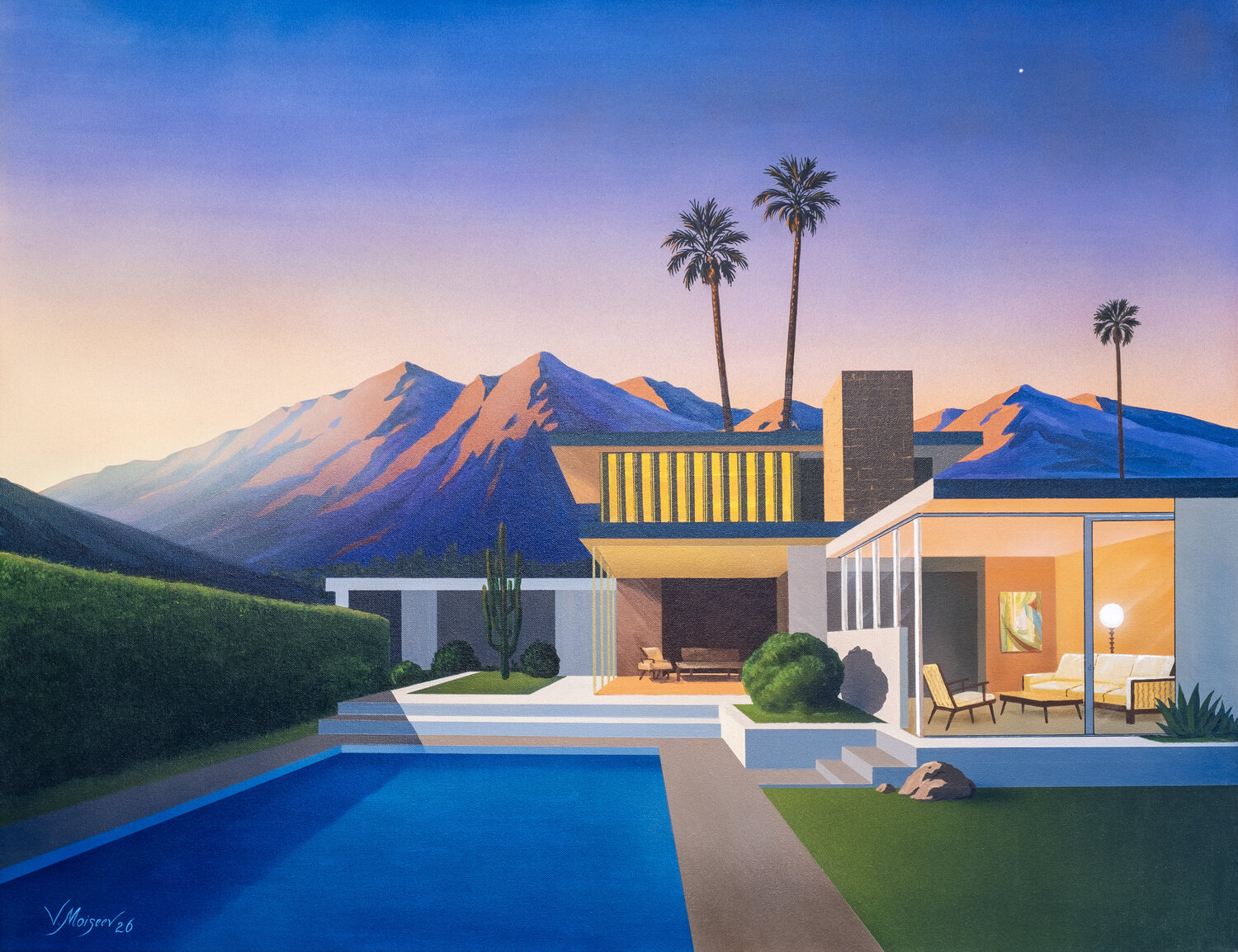 California Dream Vitaly Moiseev Original painting for sale