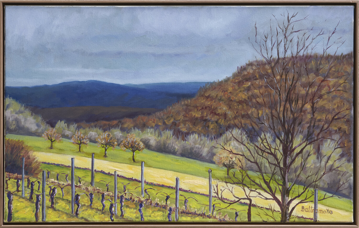Vineyards at Rest – Fellerich Sigitas Baltramaitis Original painting for sale