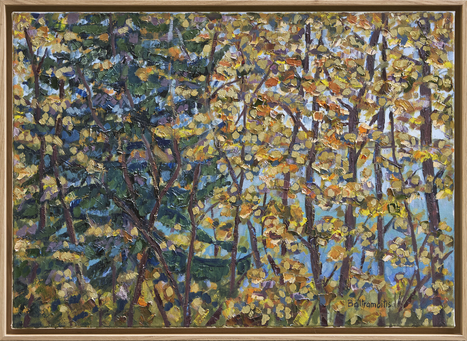 Forest Patterns – Fellerich Sigitas Baltramaitis Original painting for sale