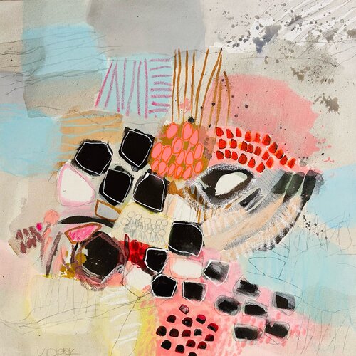 Ein Spaziergang durch meine innere Landschaft by Huanita Vidicek, Painting for Sale on Select