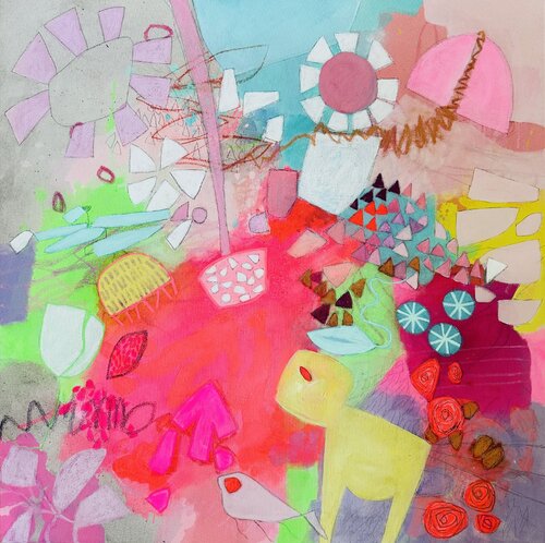 „Das Versprechen des kleinen Tieres“ by Huanita Vidicek, Painting for Sale on Select