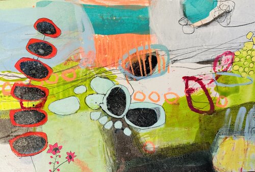Die Erde atmet by Huanita Vidicek, Painting for Sale on Select
