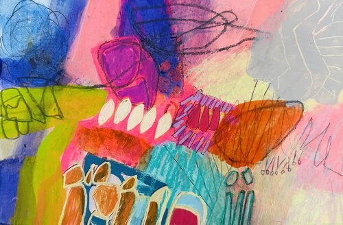 Die Begegnung, die nie geplant war by Huanita Vidicek, Painting for Sale on Select