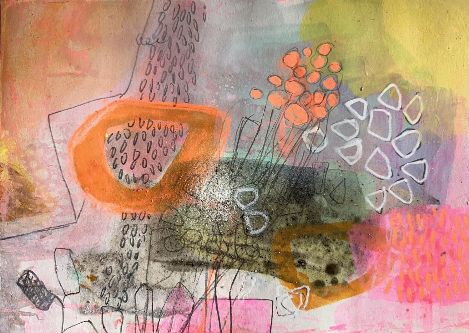 Wo Gedanken Farbe werden Huanita Vidicek Original painting for sale