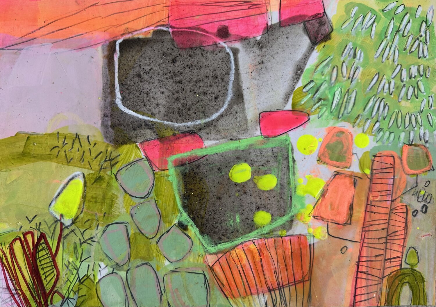 Wo das Licht beginnt Huanita Vidicek Original painting for sale