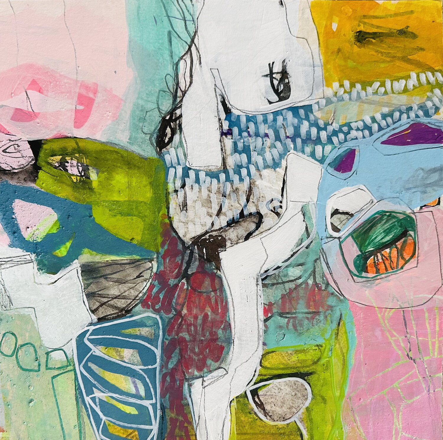 Zwischen halt und Bewegung Huanita Vidicek Original painting for sale