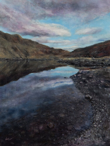 Shallow Deep by Wolfango Chiappella, Painting for Sale on Select
