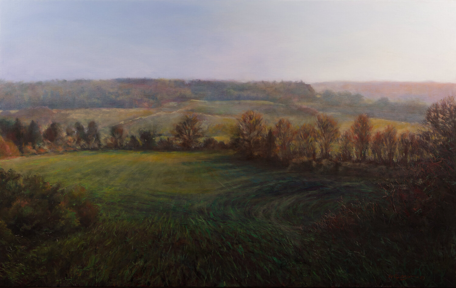Wendover Woods Wolfango Chiappella Original painting for sale