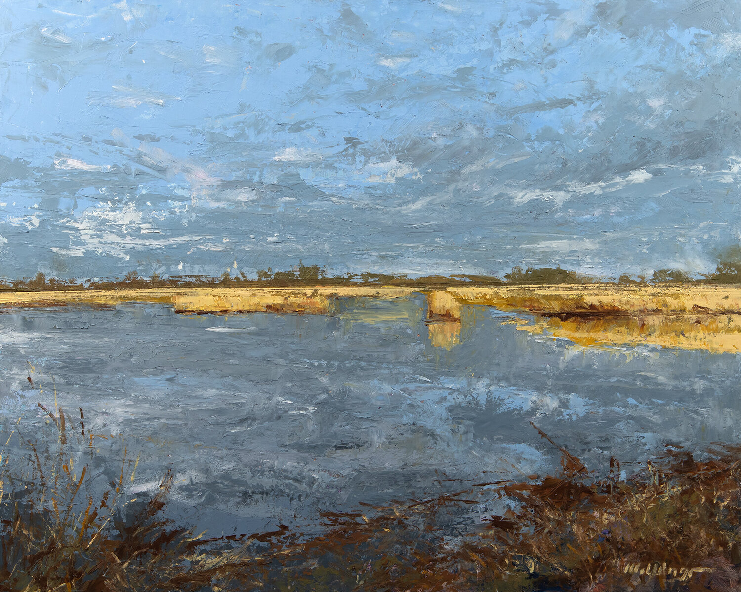 Thin Light Wolfango Chiappella Original painting for sale