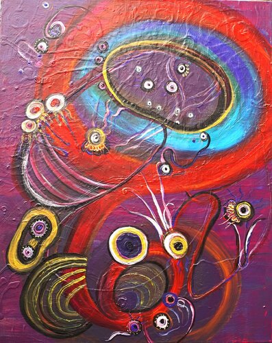 Breathing Depth by Dilara Wegner, Painting for Sale on Select