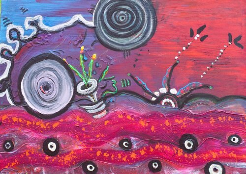 Plankton Dream by Dilara Wegner, Painting for Sale on Select