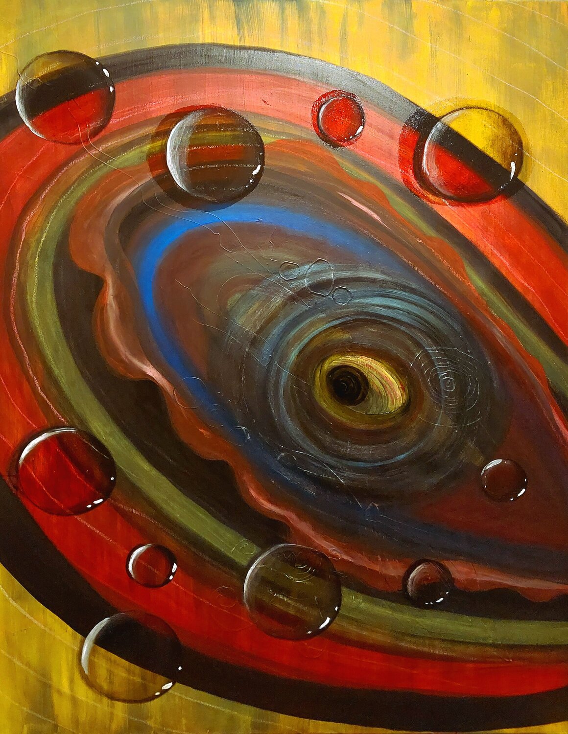 Cosmic Crucible Dilara Wegner Original painting for sale