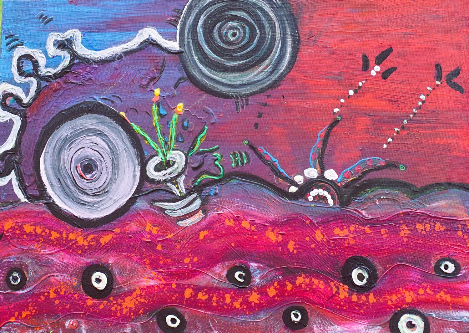 Plankton Dream Dilara Wegner Original painting for sale