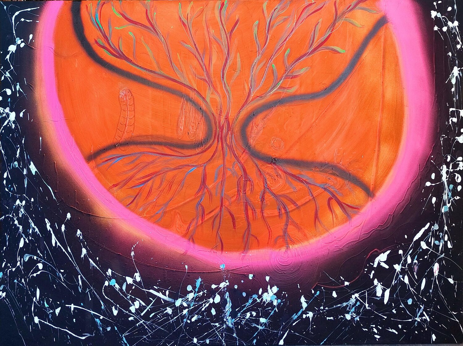 c = I × C × T × (Δ / O) Dilara Wegner Original painting for sale