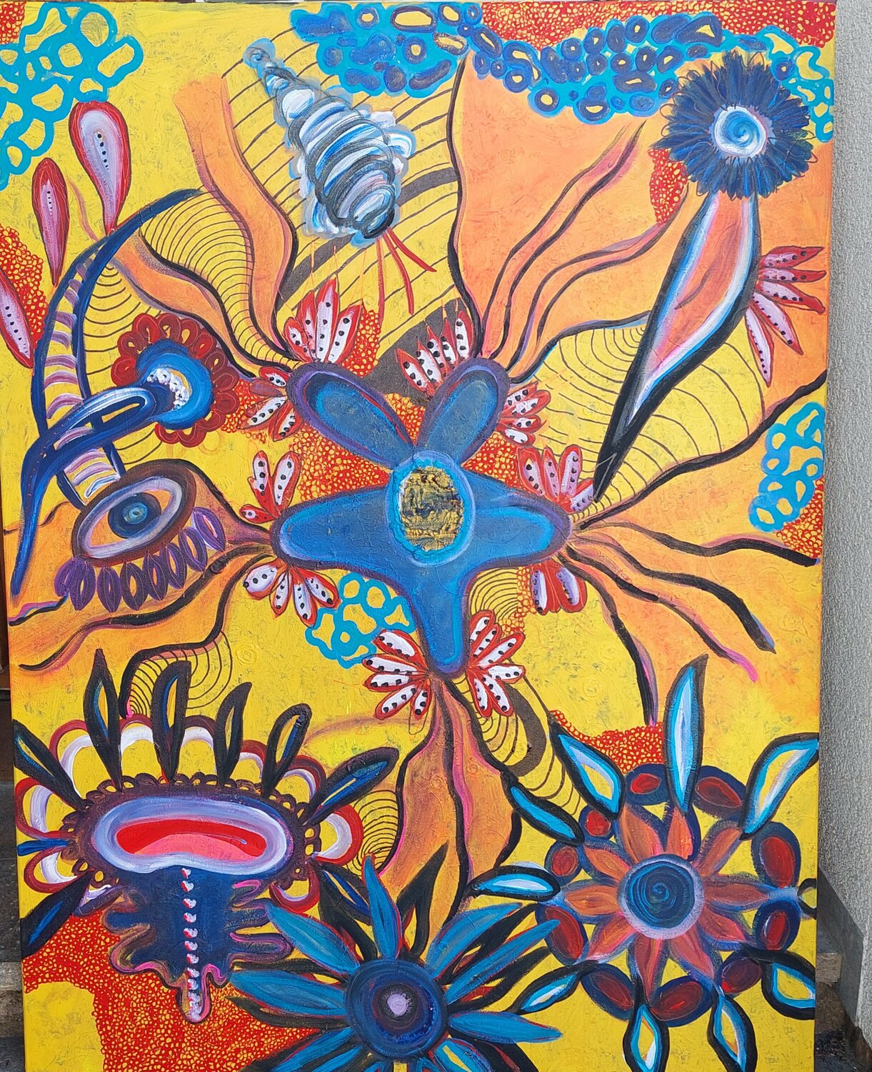 Symbiotic Field Dilara Wegner Original painting for sale