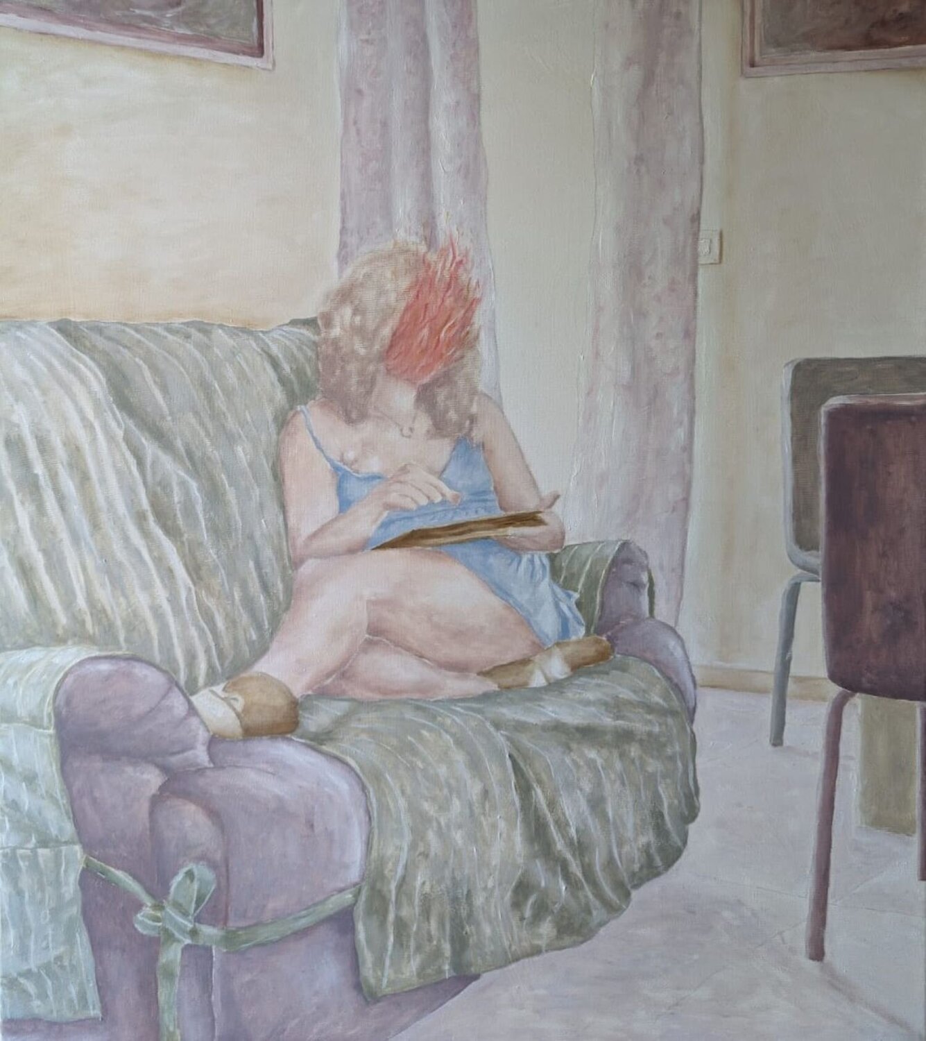 Ovunque ma non qui Adriano Scarano Original painting for sale