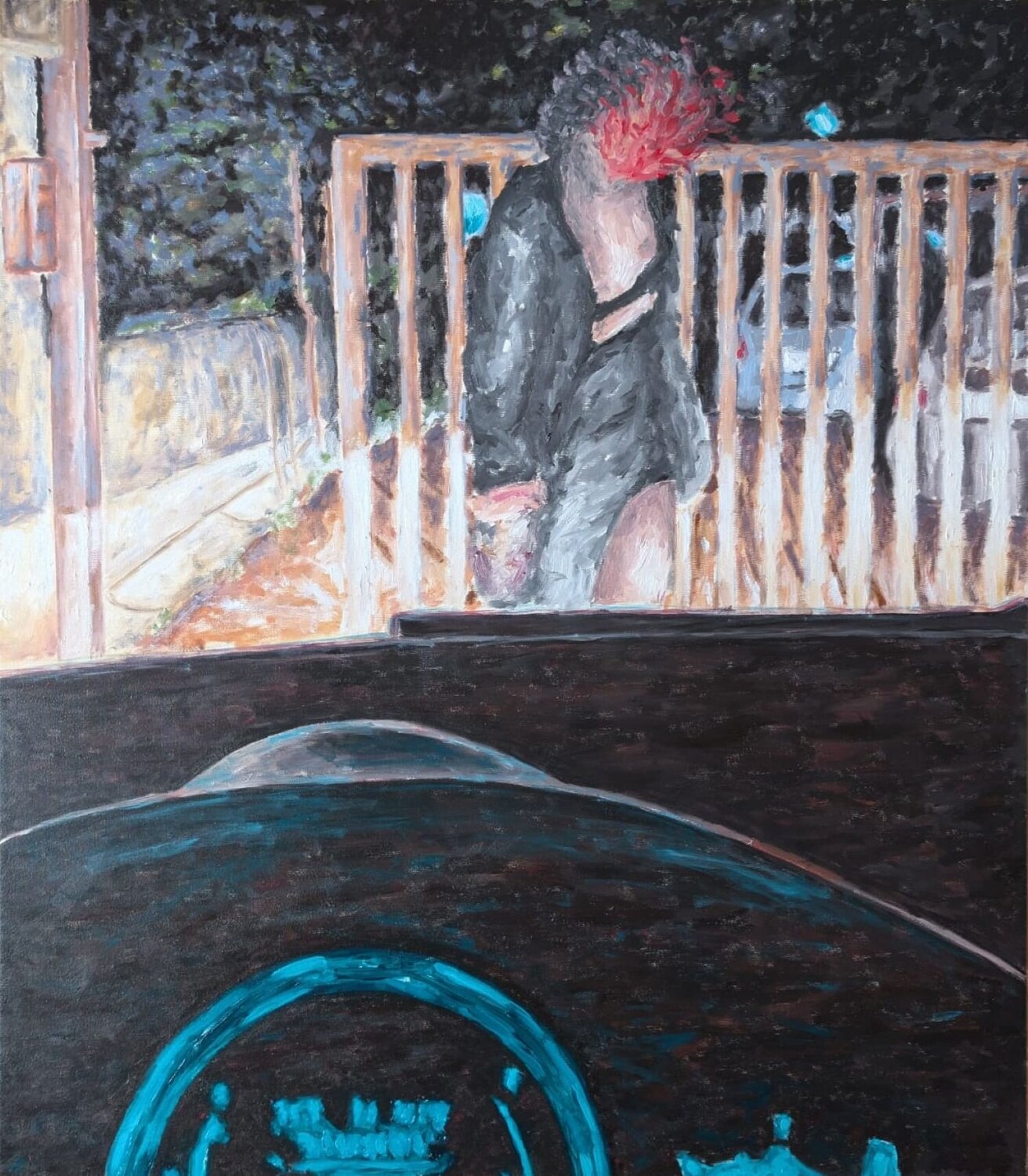 Ore 20:30 Adriano Scarano Original painting for sale