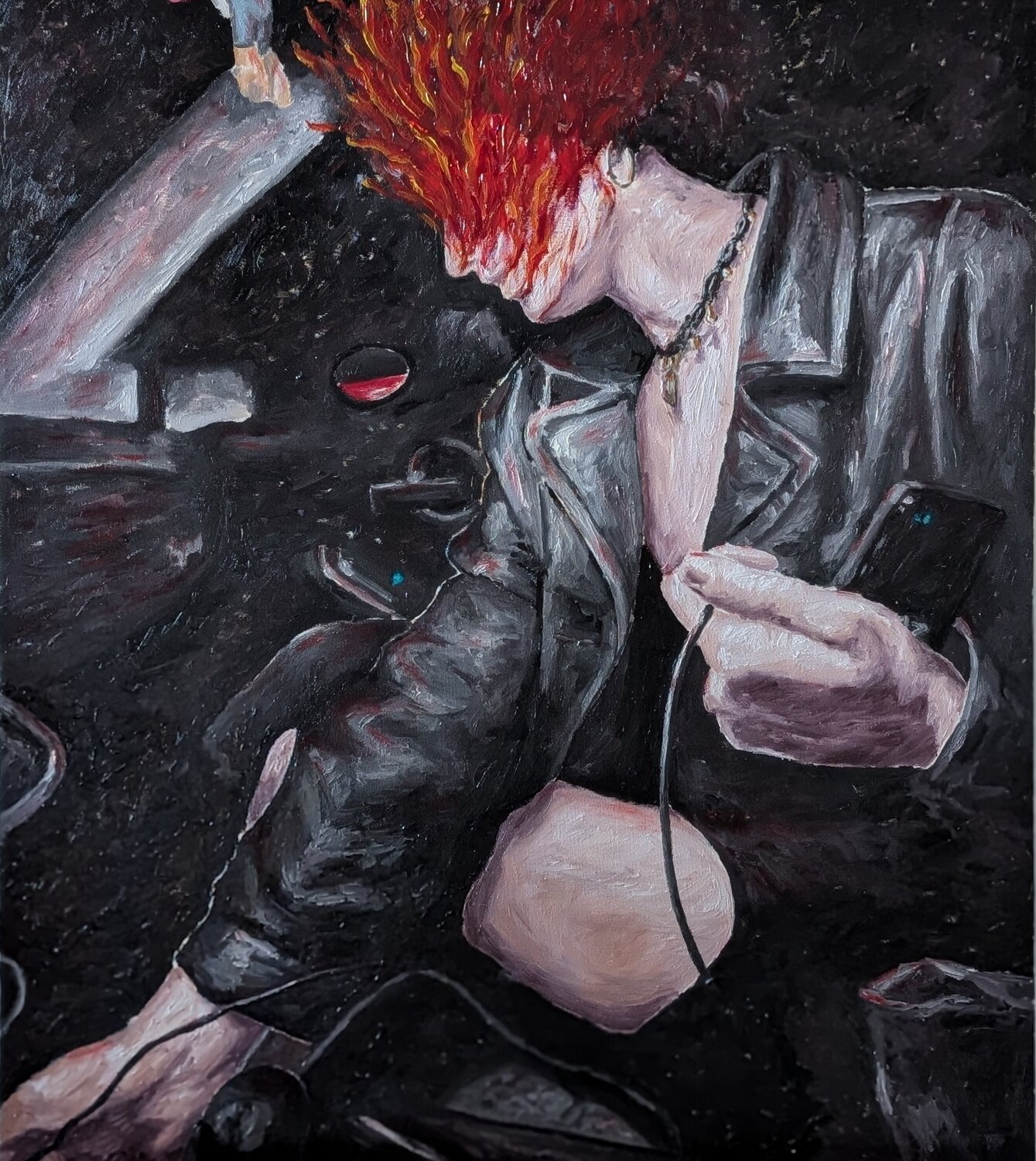 Ore 20:31 Adriano Scarano Original painting for sale