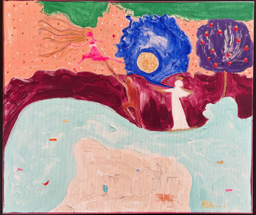 Oneness by Biljana Lazovic, Painting for Sale on Select