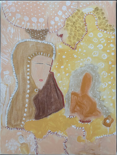 La Mujer de la Luz by Biljana Lazovic, Painting for Sale on Select