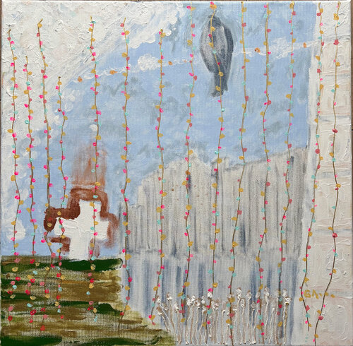 Melodia del Universo by Biljana Lazovic, Painting for Sale on Select