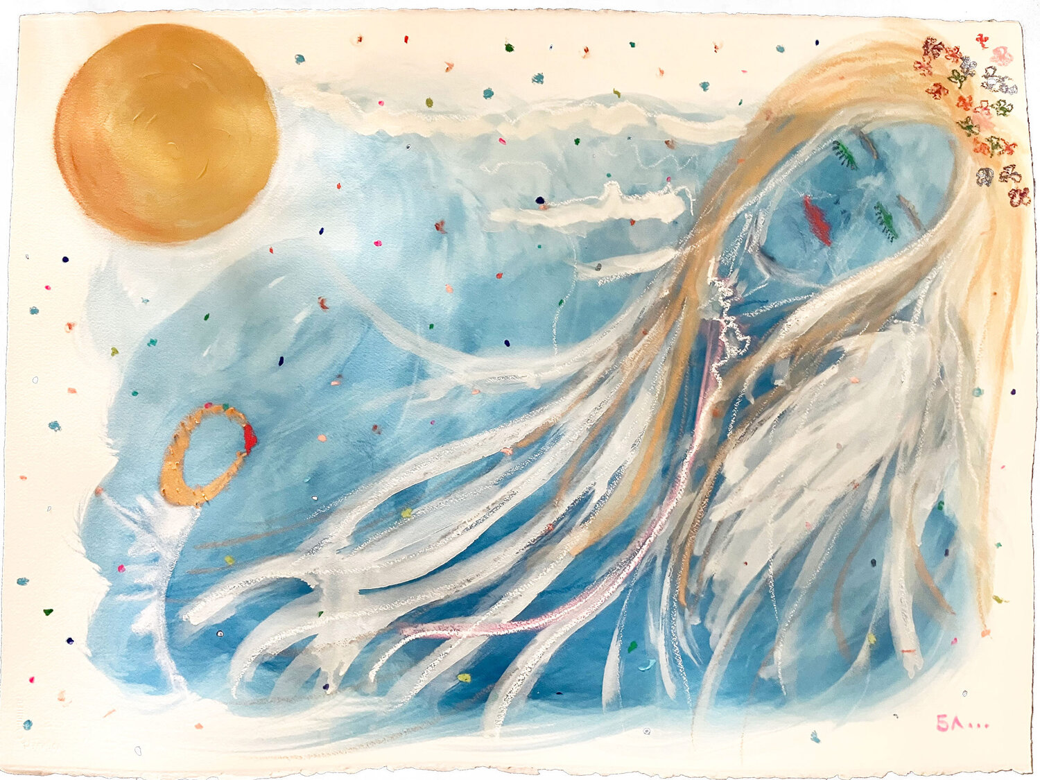 Flowing Biljana Lazovic Original painting for sale