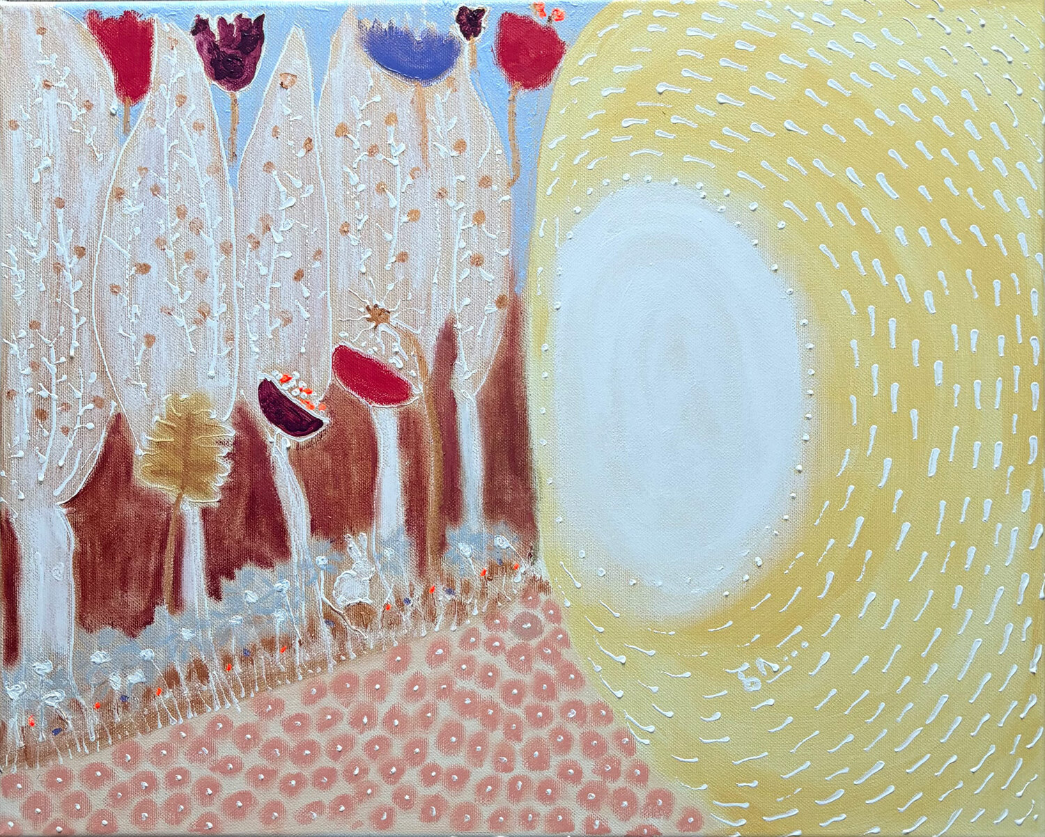 El Jardin de la Luz Biljana Lazovic Original painting for sale
