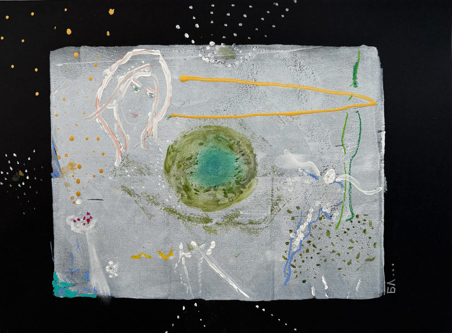 Eyes Wide Open Biljana Lazovic Original painting for sale