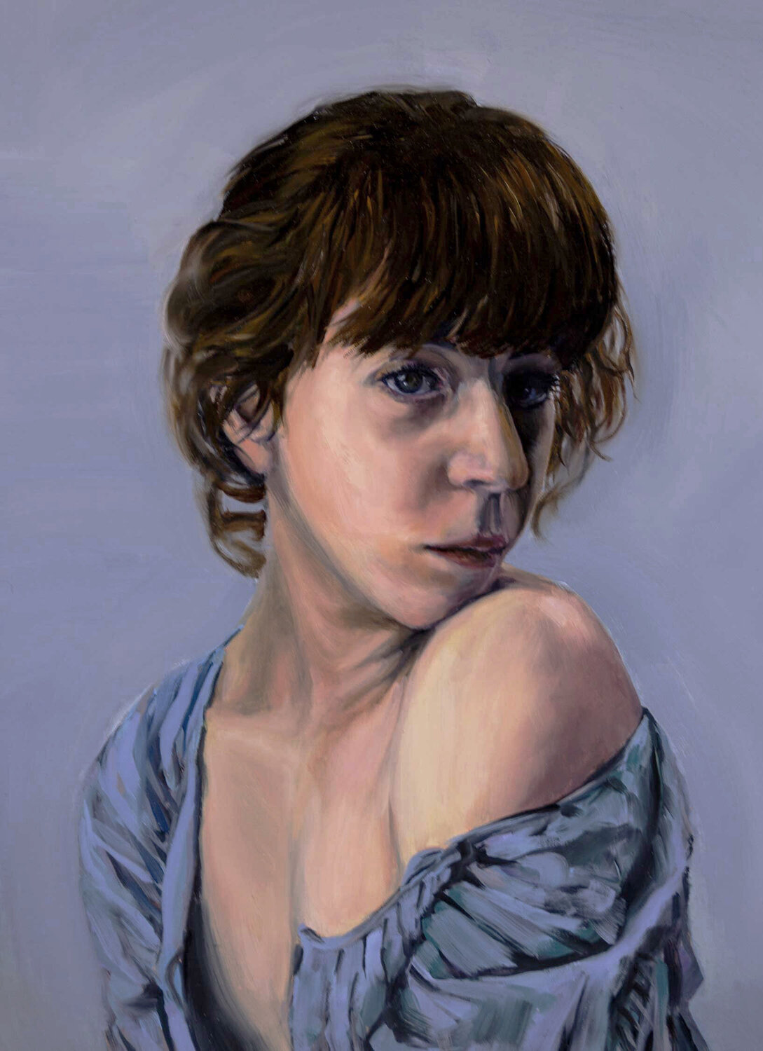 Intimate Portrait Mark LaRiviere Original painting for sale