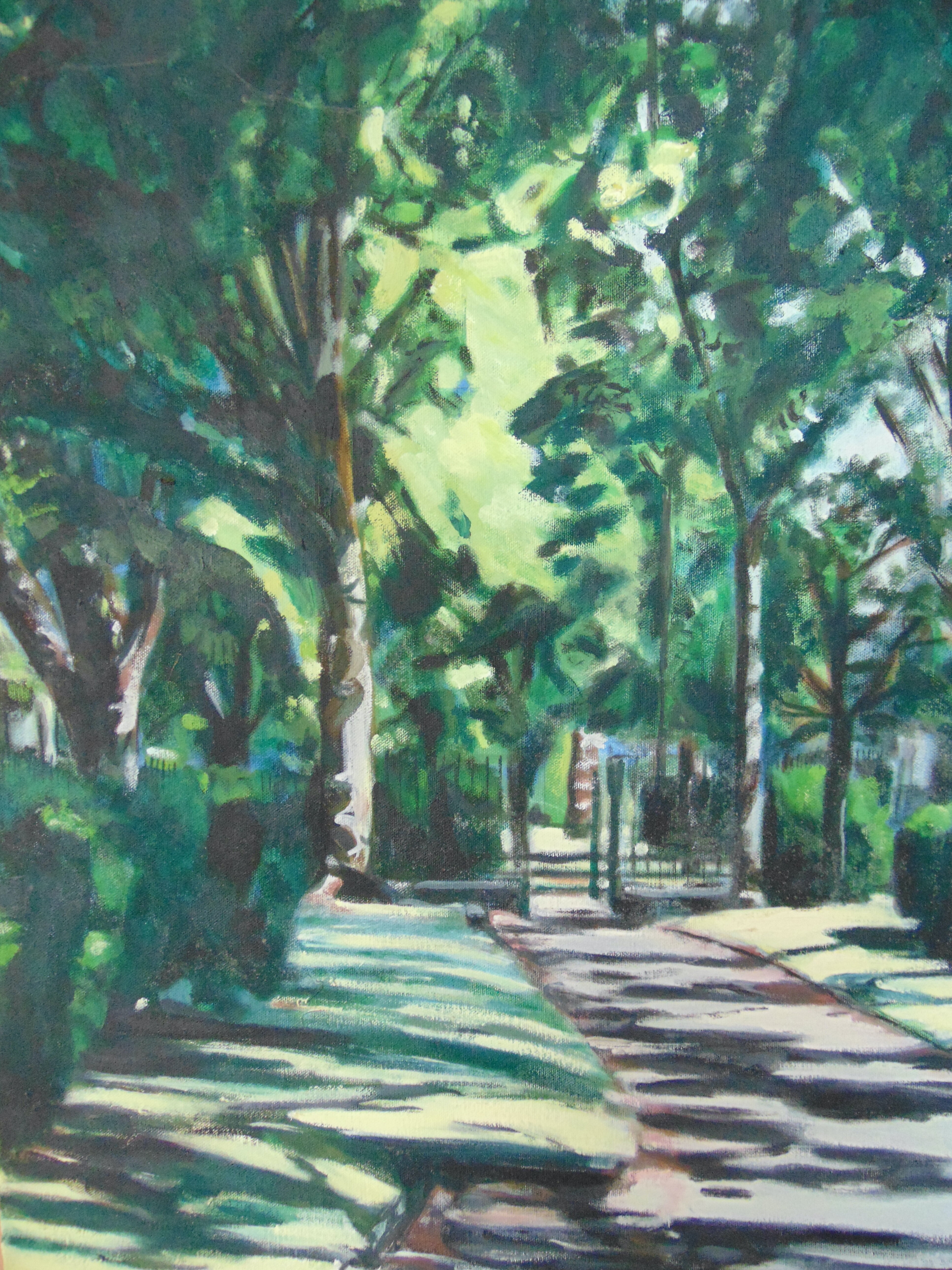 Stepney Green Park no. 7, long shadows