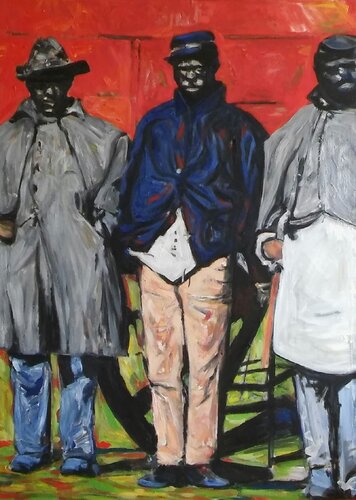 Union soldiers by michael aitken, Painting for Sale on Select