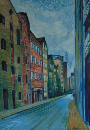 Narrow Street 1 by michael aitken, Painting for Sale on Select