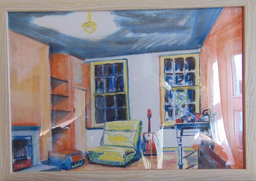The vacated room by michael aitken, Drawing for Sale on Select