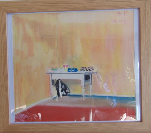 White table by michael aitken, Drawing for Sale on Select