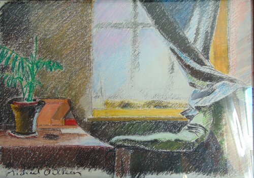 Flat 6, interior by michael aitken, Drawing for Sale on Select