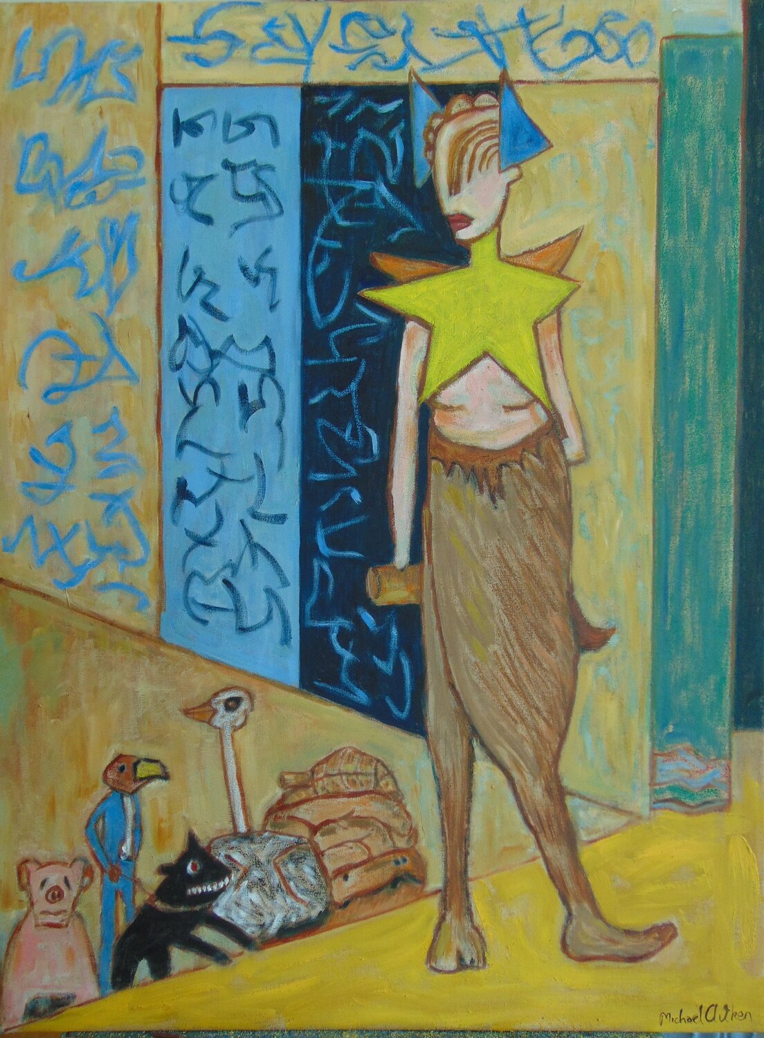 Star Performer michael aitken Original painting for sale