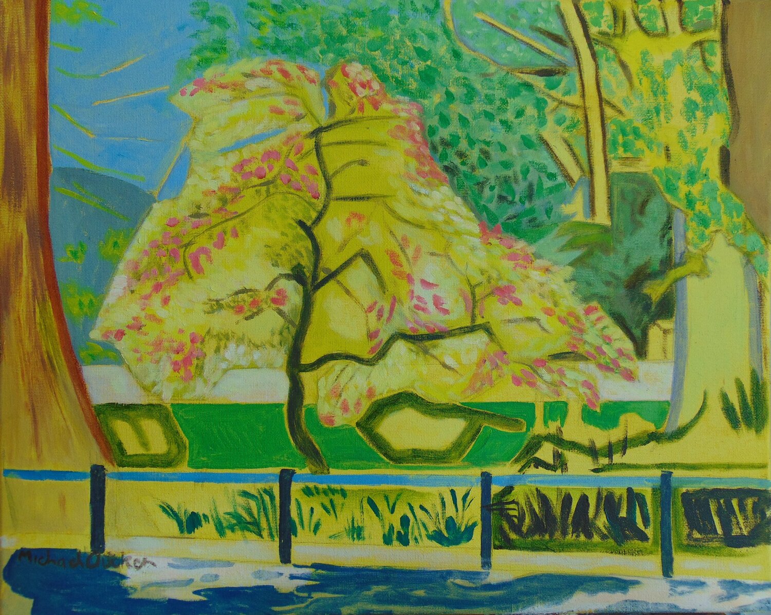 Small Tree # 1 michael aitken Original painting for sale