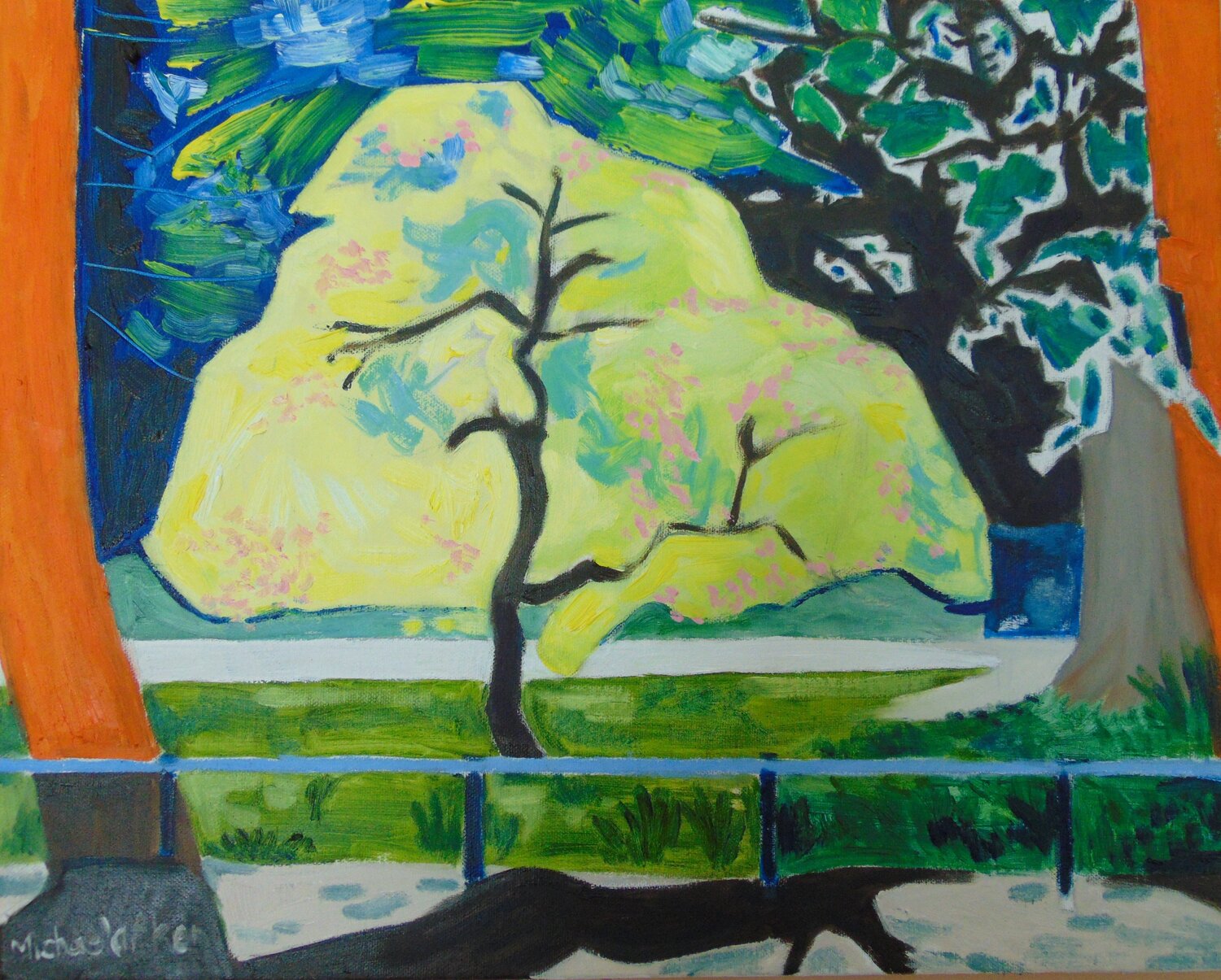 Small Tree # 3 michael aitken Original painting for sale