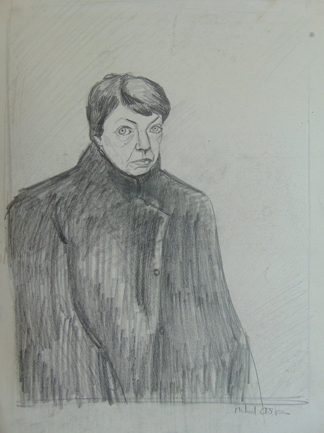A study of Cherie. michael aitken Drawing for sale