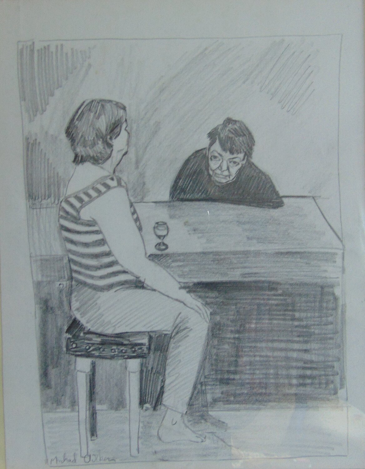 Cherie; drunk and sober michael aitken Drawing for sale