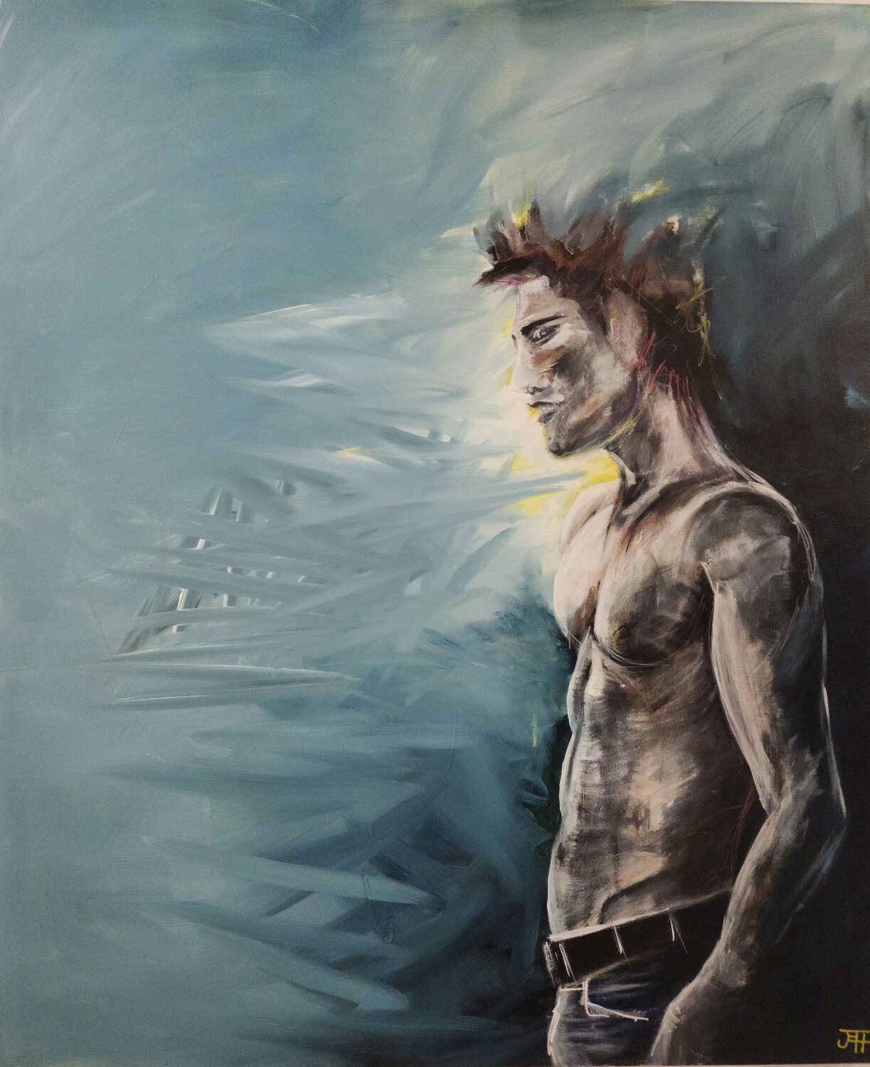 CASUAL . Jeff Haagensen Original painting for sale