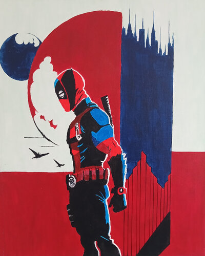 Deadpool by Nataliia Lipetska, Painting for Sale on Select