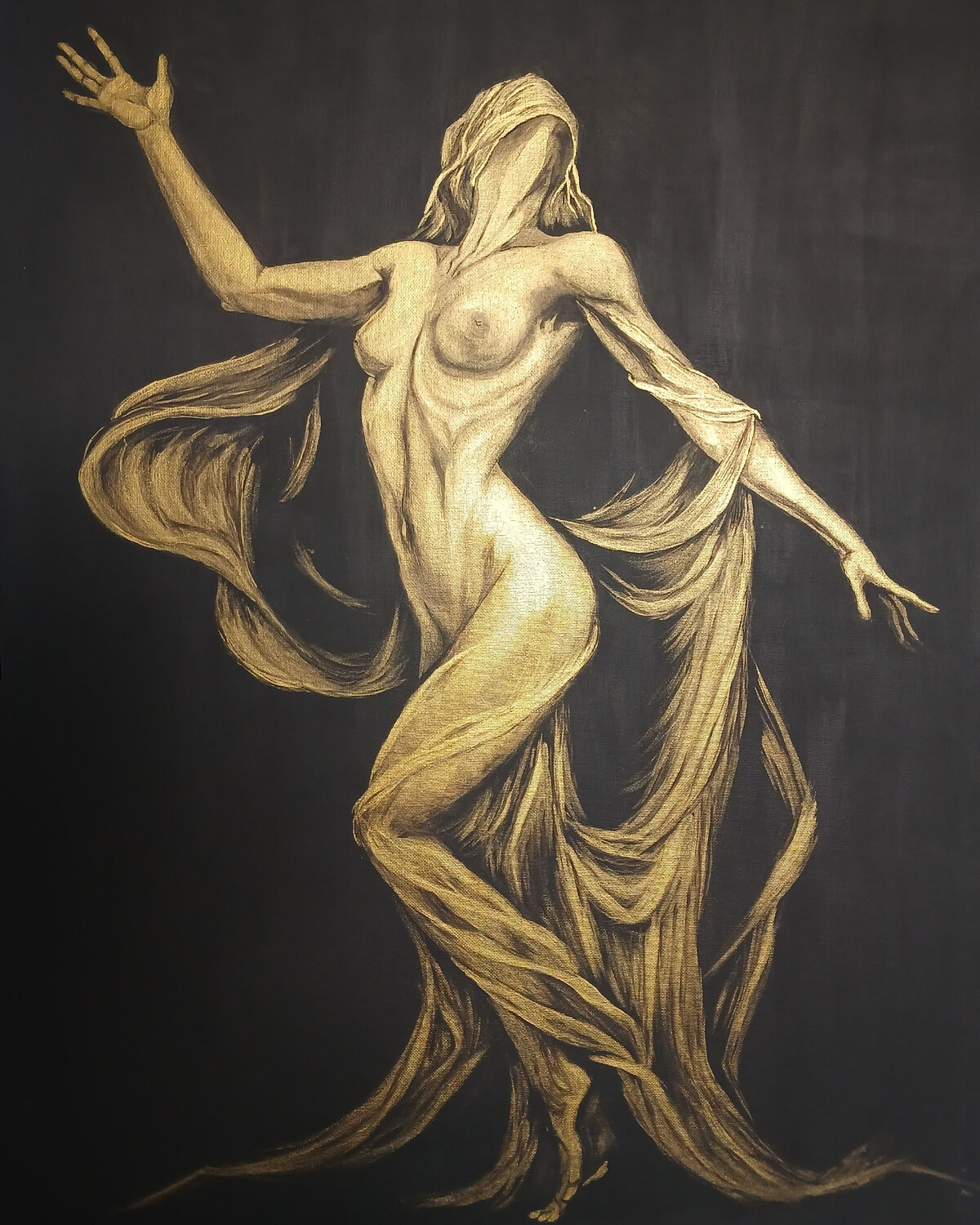Streben nach dem Licht Nataliia Lipetska Original painting for sale