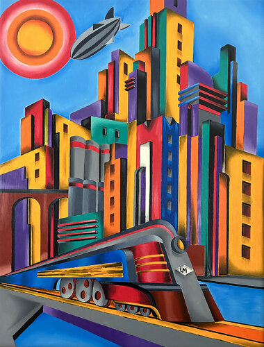 Metropolitan by LORENZO MONEGATO, Painting for Sale on Select