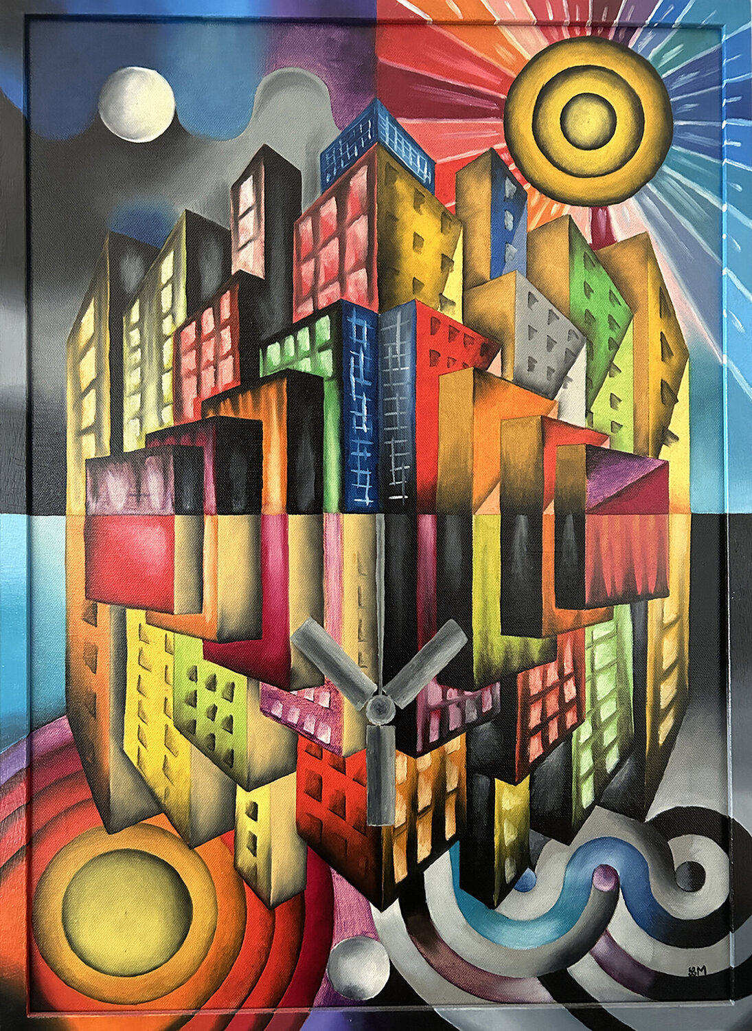 Energy Colours LORENZO MONEGATO Original painting for sale