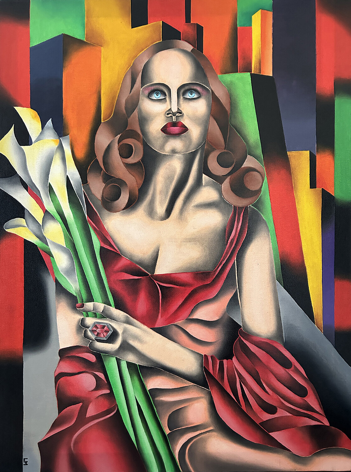 Lady Ruby LORENZO MONEGATO Original painting for sale