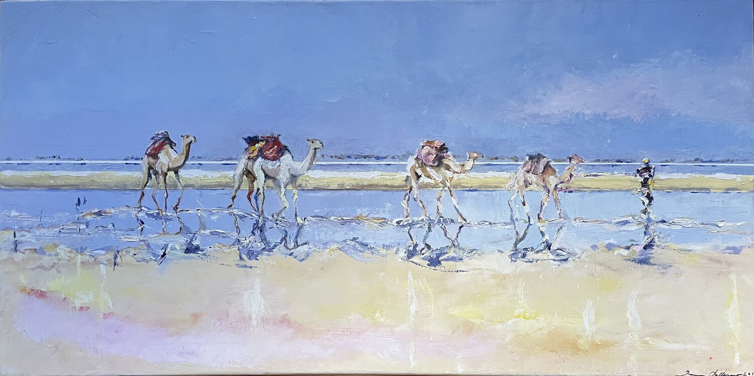 Attraverso il miraggio Francesco Pellerano Original painting for sale