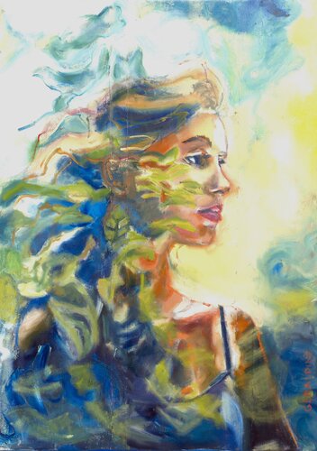 Hors contraste by Géraldine Bard, Painting for Sale on Select